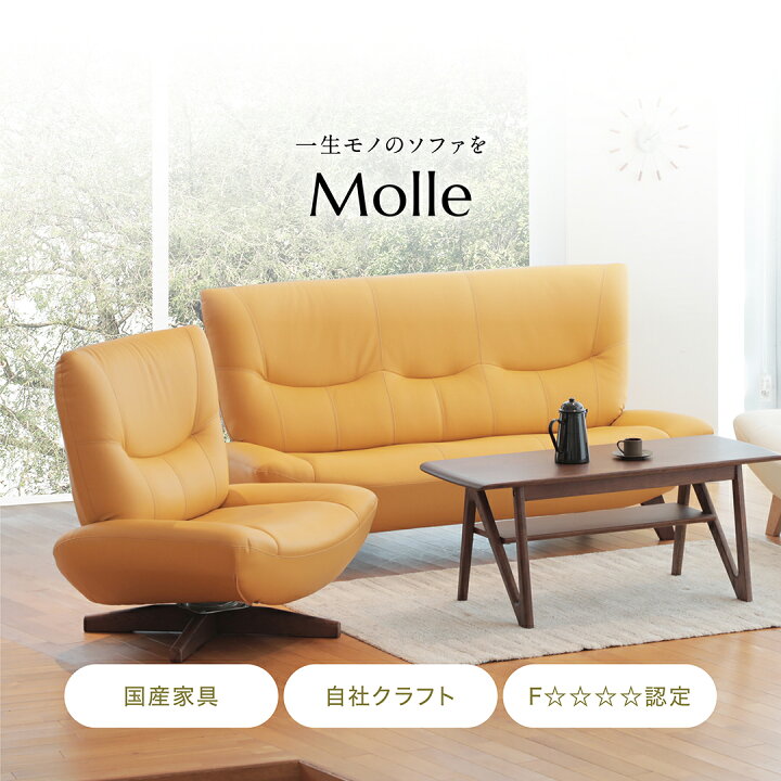 楽天市場】【開梱設置・組立無料】Molle 3P 国産 大分 日田 高級  