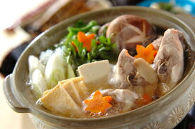 特選!!!大分県産 地鶏鍋(2〜3人前)… 地鶏肉 野菜 スープ ご飯までのセット