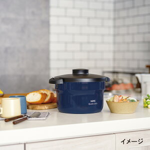 サーモス THERMOS シャトルシェフ2.8L (KBJ-3002)<アーバンレッド/ネイビー>保温 時短 ほったらかし ギフト|