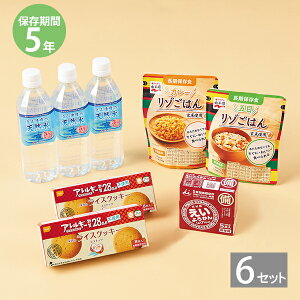 【5年保存】そのまま食べれるアレルギー対応1日セット×6セット|