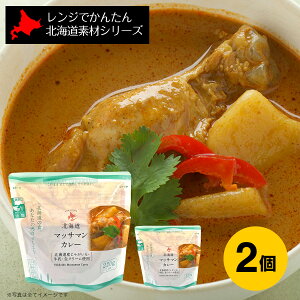 レンチン 時短|南華園 レンジでかんたん 北海道素材シリーズ 北海道マッサマンカレー(220g)×2|北海道 グルメ レンチン 電子レンジ 火を使わない 時短