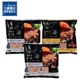 北海道 グルメ ギフト｜三國推奨　十勝工場発ハンバーグセットN｜｜代引不可｜北海道 産直 お取り寄せ 取寄 お土産 おみやげ