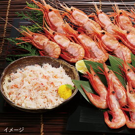 【月間優良ショップ】北海道 グルメ ギフト｜カネコメ田中水産 ぼたんえび・甘えび・おおずわいがにほぐし身セット｜｜代引不可｜北海道 産直 お取り寄せ 取寄 お土産 おみやげ 父の日 お中元
