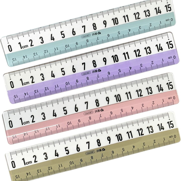 楽天市場】Oiwells 定規 15cm 小学生 物差し 15センチ定規 ものさし 4 