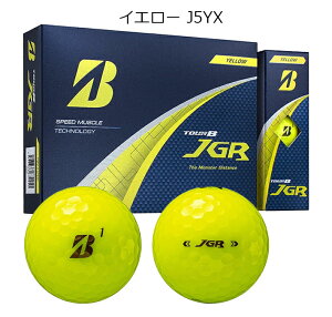 BRIDGESTONE GOLF TOUR B JGR GOLF BALL uaXgSt cA[r[ WFCW[A[ St {[ J5 5F 1_[X (12) [{Ki] [2025Nf]