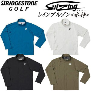 [񂹏i] uaXgSt Y _ XCW Cu] BRIDGESTONE GOLF MEN'S SUIZING RAIN BLOUSON 84G01 4J[ 5TCY [ܕt StEFA CEFA J ~J΍ [2024N
