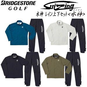 [񂹏i] uaXgSt Y _ XCW C ㉺Zbg BRIDGESTONE GOLF MEN'S SUIZING RAIN WEAR SET 84G03 4J[ 5TCY [ܕt StEFA CEFA J ~J΍ [2024