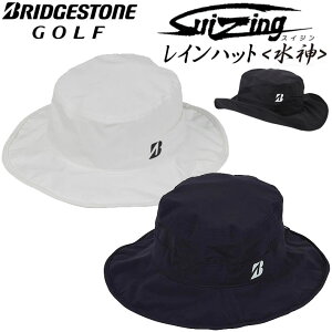 [񂹏i] uaXgSt Y _ XCW Cnbg BRIDGESTONE GOLF MEN'S SUIZING RAIN HAT CPG24T ubN zCg t[TCY(56`59cm) StXq CEFA J ~J