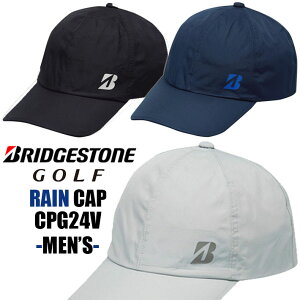 [񂹏i] BRIDGESTONE GOLF MEN'S Rain Cap CPG24V uaXgSt Y CLbv 3F t[TCY ϐF11,000mm xF11,000g/m2/24h CEFA StXq J ~J΍ L