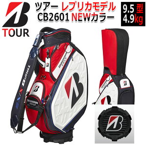 [2026�N�V�F] BRIDGESTONE GOLF �u���a�X�g���S���t �c�A�[���v���J���f�� �����Y �L���f�B�o�b�O �J�[�g�o�b�O �S���t�o�b�O TOUR REPLICA MODEL CADDY BAG CB2601 TR(�g���R���[��) 9.5�^ 47�C���`�Ή� 4.9kg [��