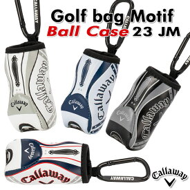 キャロウェイ ゴルフバッグ モチーフ ボールケース 23JM Callaway Golf Bag Motif Ball Case 23JM ラウンド小物/ボールケース 【日本正規品】ゴルフ用品 グッズ ギフト プレゼント【2023年モデル】