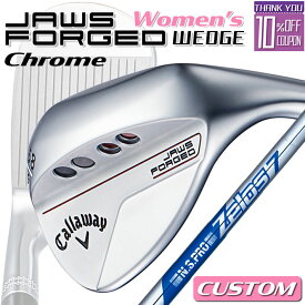 【メーカーカスタム】Callaway(キャロウェイ) JAWS FORGED 2023 ウェッジ 右用 クロム レディース スペック N.S.PRO Zelos 7 スチールシャフト [日本正規品][ジョーズ フォージド]