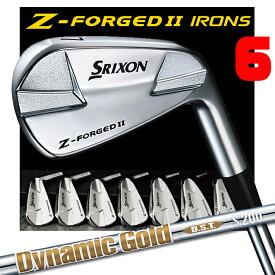 【一部特注生産品】 DUNLOP GOLF SRIXON Z-FORGED II IRON ダンロップゴルフ スリクソン ゼットフォージド2アイアン 6本セット(＃5～9、PW) ダイナミックゴールド DST X100/S200 スチールシャフト 【日本正規品】送料無料【2023年モデル】