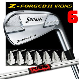 【一部特注生産品】 DUNLOP GOLF SRIXON Z-FORGED II IRON ダンロップゴルフ スリクソン ゼットフォージド2アイアン 6本セット(＃5～9、PW) KBS TOUR X/S スチールシャフト 【日本正規品】【送料無料】【2023年モデル】