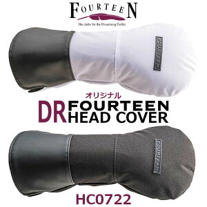 FOURTEEN tH[eB[ DRpIWiwbhJo[ Original HEAD COVER HC0722 DRIVER 1W/hCo[p zCg ubN [{Ki] [2023Nf]