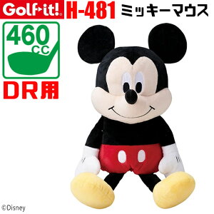[񂹏i] [LITE/Cg] fBYj[ ~bL[}EX DR H-481 wbhJo[ Disney Mickey Mouse GOLF HEAD COVER hCo[p 460ccΉ ʂ LN^[ NuJo[ Stpi Eh