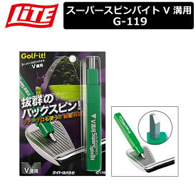 【ネコポス便対応】 【取り寄せ商品】【ライト】 スーパースピンバイト V 溝用　 アイアンフェース G-119【LITE】