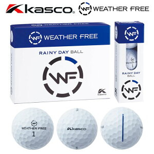 LXR EFU[t[ Cj[ fC Jp St{[ Kasco WEATHER FREE RAINY DAY GOLF BALL zCg/1_[X(12) [{Ki] [] [2020Nf]