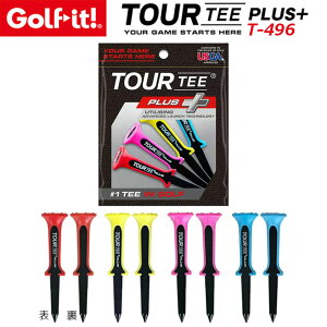[lR|XΉ] LITE Cg cA[eB[ vX TOUR TEE PLUS T-496 SteB[ OeB[  80mm i 45mm 4{ Stpi Ehpi [Golf-itI StCbg] [USGA RA[K]