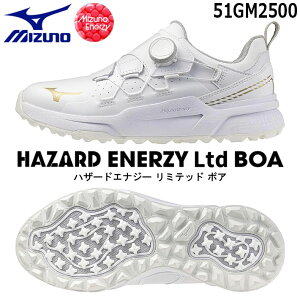 MIZUNO GOLF ~Ym St nU[hGiW[ ~ebh {A lHv×BOA PerformFit Wrap^Cv Y StV[Y HAZARD ENERZY Ltd BOA MEN'S Golf Shoes 51GM2500 zCg×S[h/9TCY/3E h