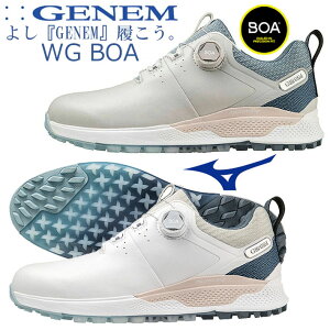 [񂹏i] MIZUNO GOLF ~YmSt WFl WG {A Y StV[Y 51GQ2305 GENEM WG BOA MEN'S GOLF SHOES 4E/24.0`28.0A29.0cm 05FO[×lCr[ 14FzCg×lCr[ y L 