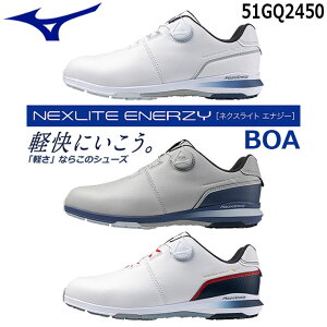 MIZUNO GOLF ~Ym St lNXCgGiW[ {A Y StV[Y NEXLITE ENERZY BOA MEN'S Golf Shoes 51GQ2450 3F/8TCY/F4E̕ BOAVXe h XpCNXV[Y [{