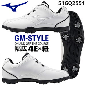 [Gg[Ń|Cg10{ 2025/11/26]MIZUNO GOLF ~Ym St W[GX^C Ch ST Y StV[Y GM-STYLE WIDE ST MEN'S GOLF SHOES 51GQ2551 zCg×zCg 7TCY 4E R^Cv 