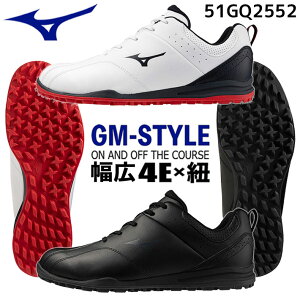 MIZUNO GOLF ~Ym St W[GX^C Ch Y StV[Y GM-STYLE WIDE MEN'S GOLF SHOES 51GQ2552 2F 8TCY 4E R^Cv h y XpCNX [{Ki] [2025Nf]