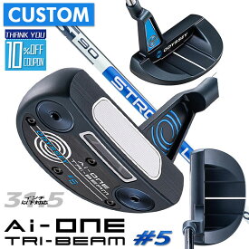 【メーカーカスタム】オデッセイ Ai-ONE TRI-BEAM パター 右用 STROKE LAB 90 スチールシャフト ＃5 日本正規品 [31.5インチ以下対応]