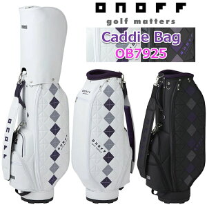 [fBX/p] ONOFF Caddie Bag OB7925 Imt fB[X LfBobO J[:2F 8.5^ 2.9kg 46C`Ή StobO GLOBERIDE O[uCh y l[v[gt  [2025Nf