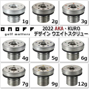Imt 2022 AKAEKURO fUC EGCgXN[ Pi ONOFF Weight Screw DR/FW/UT/IRON CBTo[Obv p NuEAt^[p[c yO[uChzyGLOBERIDEz y{KizylR|X