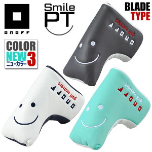 ONOFF �I�m�t �X�}�C���V���[�Y �p�^�[�J�o�[(�u���[�h�^�C�v�p�^�[�p) Putter Cover OP1320 �j�R�����w�b�h�J�o�[ �}�O�l�b�g�� ���j�Z�b�N�X �j�����p ���E���h���� [GLOBERIDE] [2026�N�ǉ����f��]
