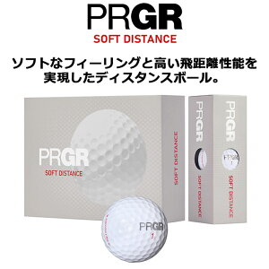 [񂹏i] vMA PRGR St{[ SOFT DISTANCE(\tgEfBX^X) GOLF BALL zCg 1_[X(12) PYC-300 Eh Stpi [2024Nf]