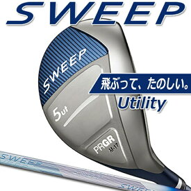 【レディース/女性用】 PRGR SWEEP UTILITY Ladies' 5UT/6UT プロギア スイープ ユーティリティ レディス NEW スプリングシャフト/M-30 (L) 【日本正規品】【送料無料】【2022年モデル】