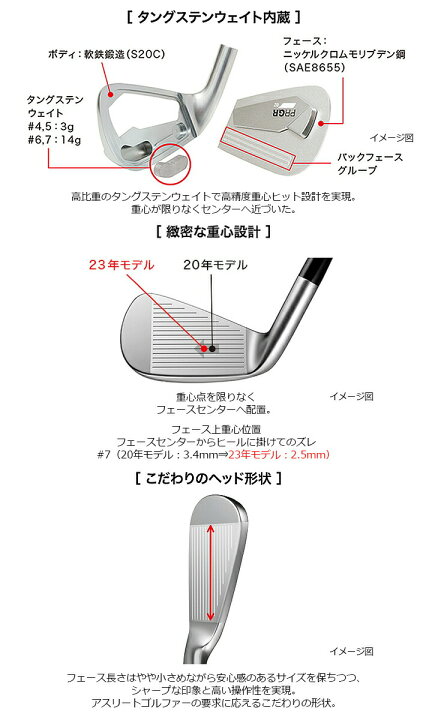 楽天市場】【一部注文生産品】 プロギア 02 アイアン セット 23 PRGR 