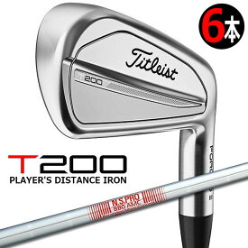 タイトリスト T200 2023 アイアン 6本セット(#5-P) N.S.PRO 880 AMC スチールシャフト メンズ 右用 ゴルフ Titleist 日本正規品