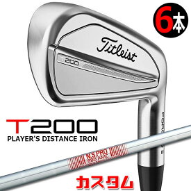 【メーカーカスタム】タイトリスト T200 2023 アイアン 右用 6本セット(#5-P) N.S.PRO 880 AMC スチールシャフトTitleist 日本正規品