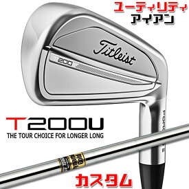 【メーカーカスタム】タイトリスト T200U 2023 ユーティリティアイアン 右用 Dynamic Gold スチールシャフトTitleist 日本正規品