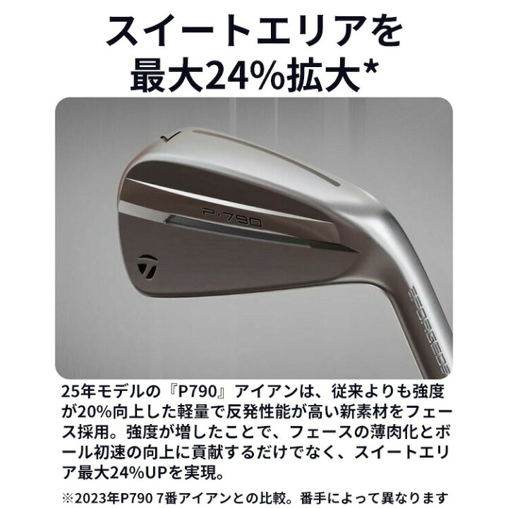楽天市場】テーラーメイド P790 2025 アイアン6本セット(#5-PW) N.S. 