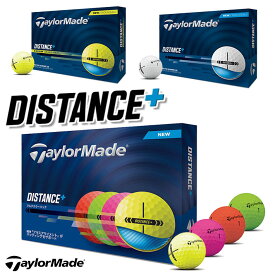 テーラーメイド 2025 ディスタンス プラス ゴルフ ボール 1ダース(12球) DISTANCE+ TaylorMade
