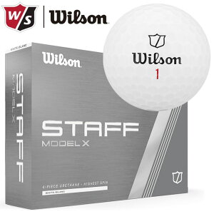 EB\ X^bt f GbNX St{[ 1_[X(12) Staff Model X WILSON Golf Ball