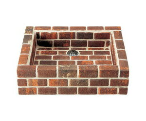 【Essence】ガーデンパン ブリック(ブラウン)|ガーデニング・DIY・庭の水場