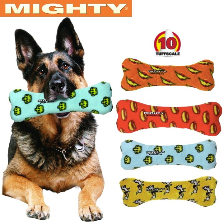 [Tuffys/Mighty2点500円オフ, 3点1000円オフ]マイティーボーン 犬用 ぬいぐるみ おもちゃ 音が鳴る スクイーカー  Mighty マイティー [耐久度10] オジコペット