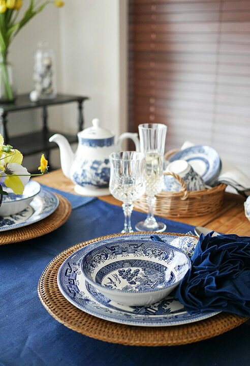 楽天市場】Blue willow ディナープレート - TABLE & STYLE 限定入荷 
