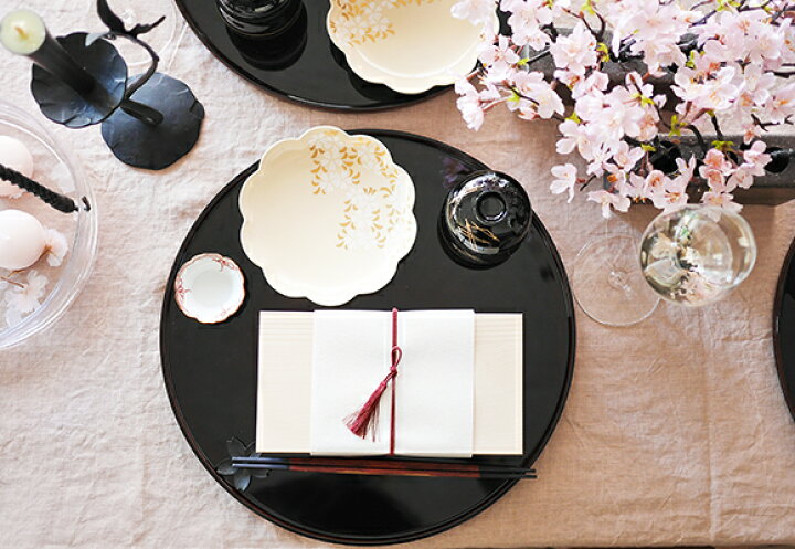 楽天市場】金彩白盛桜絵 花型五寸皿 : TABLE ＆ STYLE