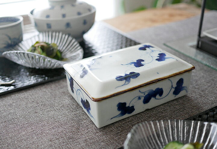 楽天市場】染付唐草 長角箱（蓋） : TABLE ＆ STYLE
