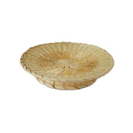 7寸細編み高台そばざる ＜和食 / 蕎麦 / ザル / コンポート / 竹＞