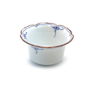 渕瓔珞(青)桔梗渕反型珍味入 <和食器 / 前菜 / 有田焼 / 磁器 / おもてなし>