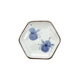 染瓢箪　手描き豆皿