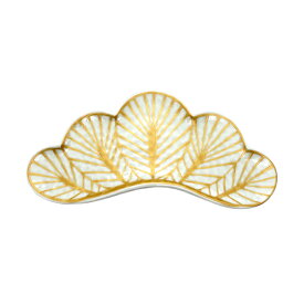 【20%オフ！】【スーパーセール！】錦金　松葉型前菜皿（白）